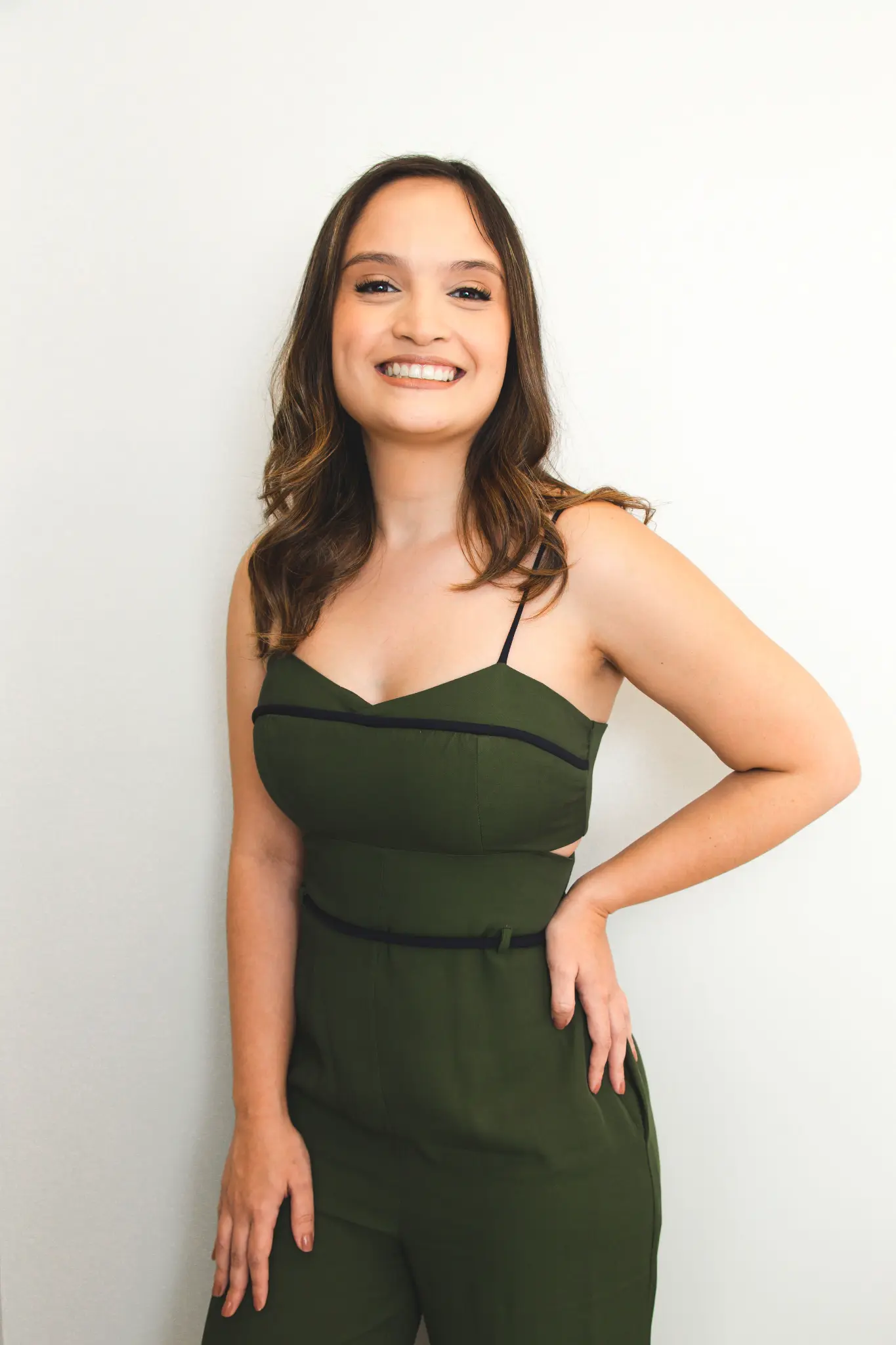 Dra. Michelle em pose confiante